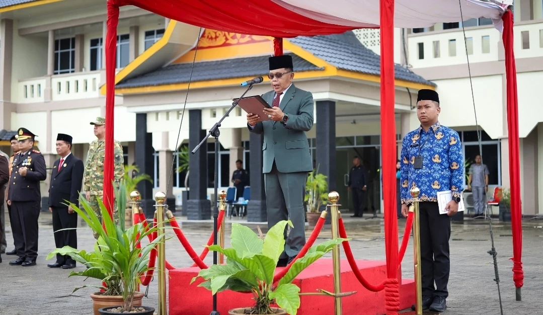 Bupati Asmar Pimpin Upacara Hari Pahlawan 2025, Ajak Warga Lanjutkan Semangat Juang