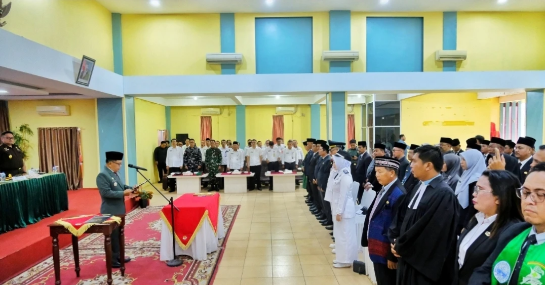 Bupati Asmar Rotasi 62 Pejabat Pemkab Meranti, Tiga Kadis Baru Resmi Dilantik