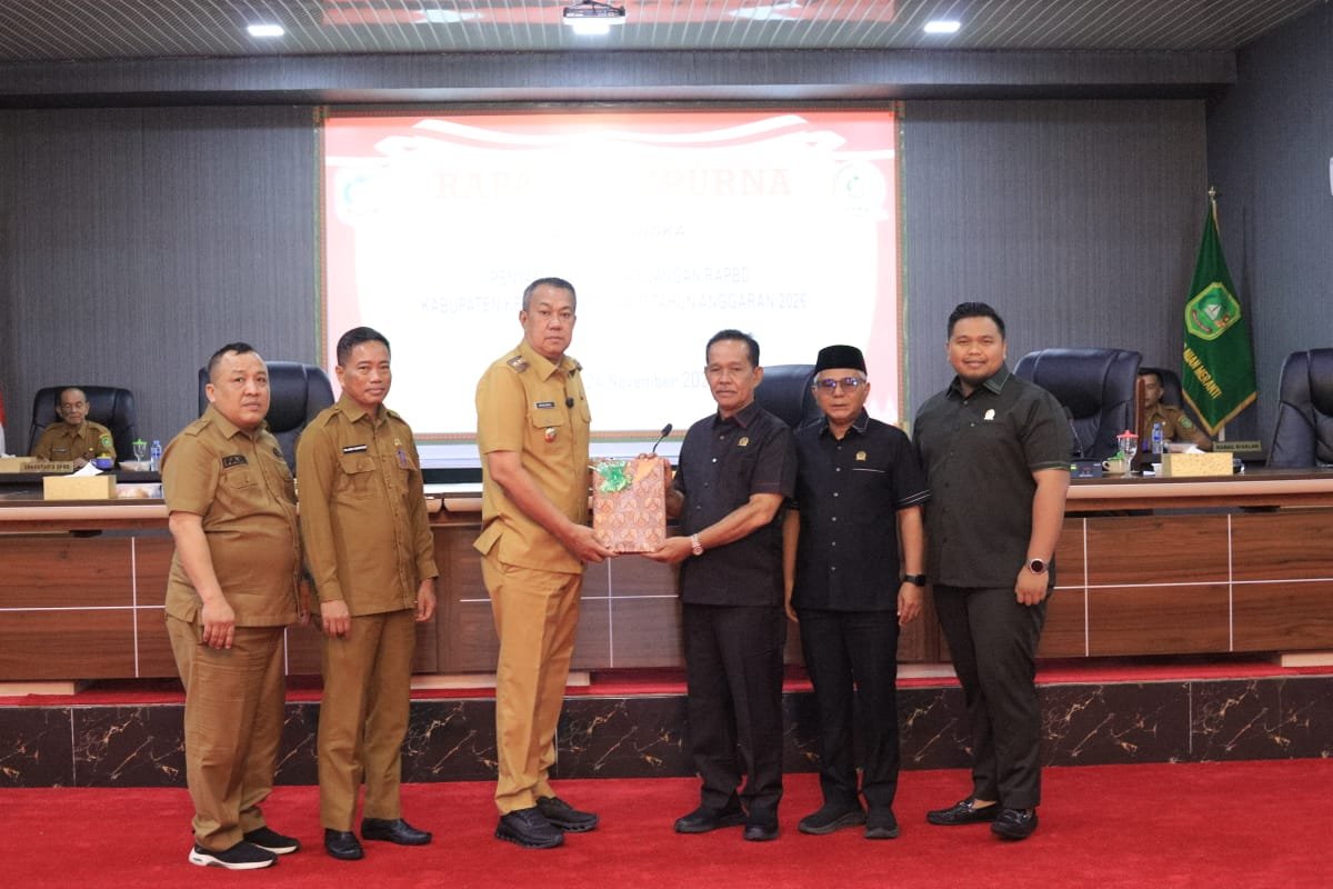 DPRD Gelar Paripurna Penyampaian Pidato Kepala Daerah tentang Nota Keuangan RAPBD 2026