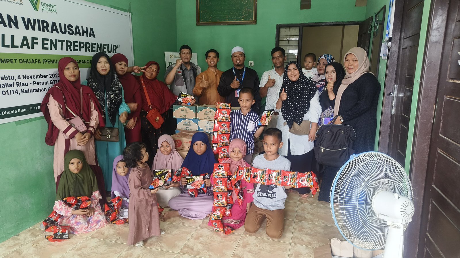 Kajian Bulanan Pemulia DD Riau Bersama Muallaf Angkat Tema Peduli Palestina