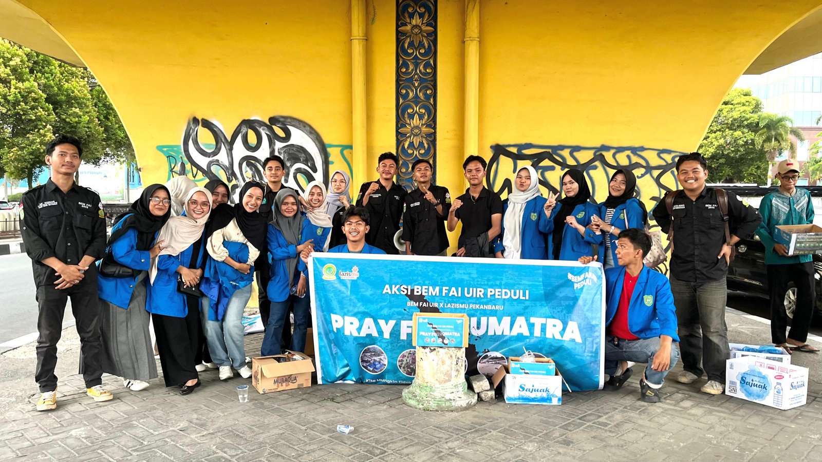 BEM FAI UIR Sukses Gelar Aksi Kemanusiaan Untuk Para Korban Bencana Alam