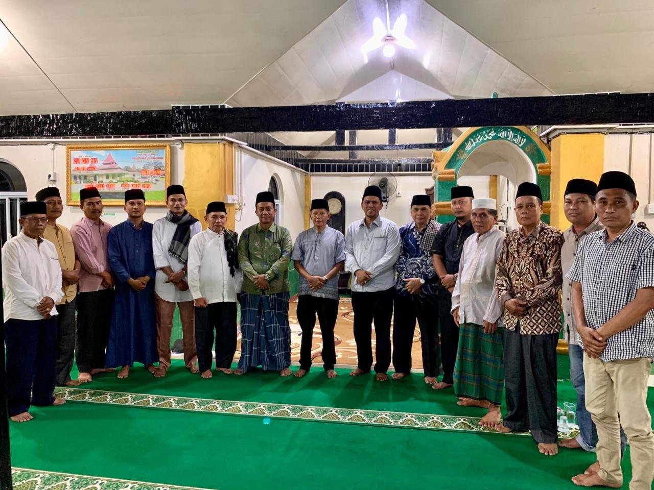 Safari Ramadan Perti Kuansing: Romi Alfisah Putra, SE, M.Si Perkuat Ukhuwah di Masjid Raudatul Jannah koto Sentajo
