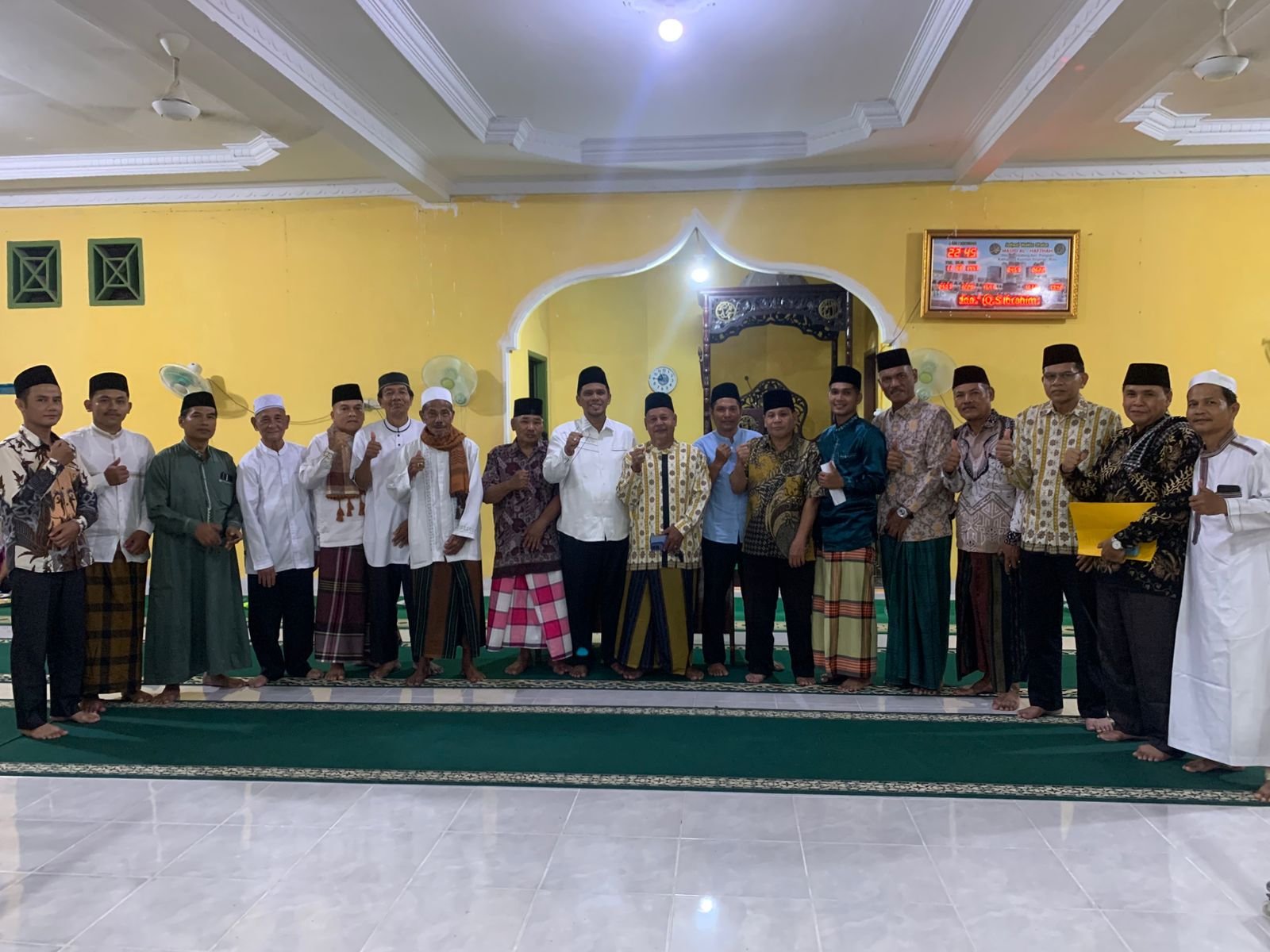 Masyarakat Pangean Antusias Sambut Kedatangan Tim Safari Ramadan Perti Kuansing